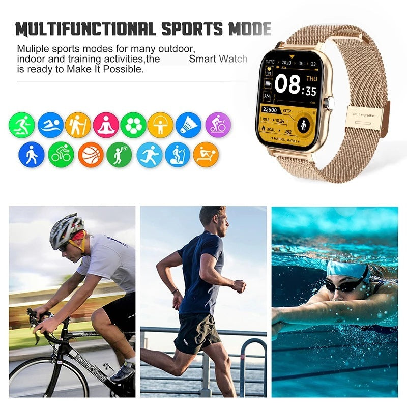 Y13 Smart Watch Pedometer Heart Rate Monitoring Bluetooth-compatible Call - X747X