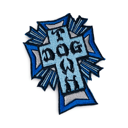 Dogtown Logo Flag Embroidered Patch 3” - X747X