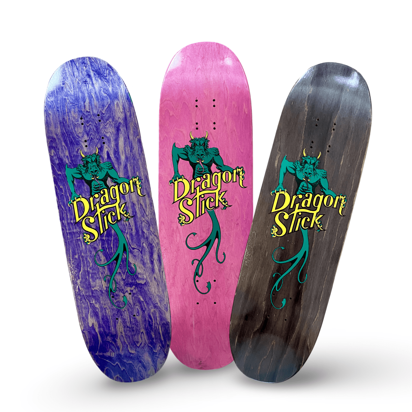 Dragon Stick STREET EGG Deck 9”x32.75” HAND - PAINTED (1 of 5) - X747X