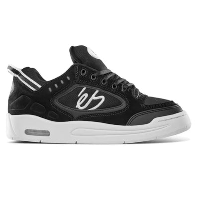 éS The Creager Black/White Skateboard Shoes - X747X