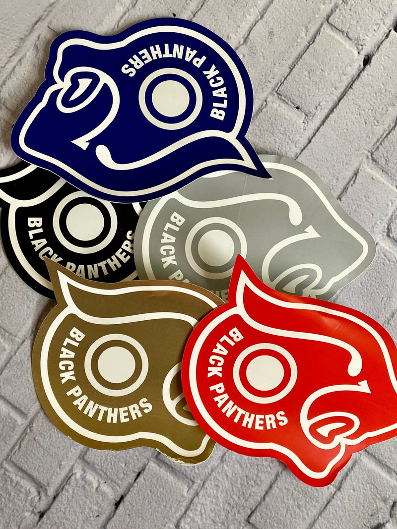 Black Panthers VINTAGE Sticker 6” - X747X