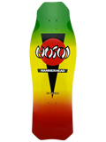 Hosoi O.G. Hammerhead Rasta 10.5" Skateboard Deck - X747X
