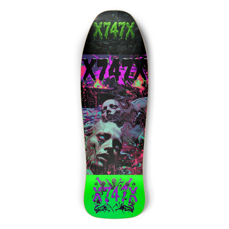 X747X Slime Ritual 10" Cruiser *Glow in the dark* - X747X