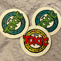 Team Toxic 1” Tiny Round Stickers (pack of 3) - X747X