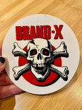 Knucklehead Sticker 4” CLEAR-BACK - X747X
