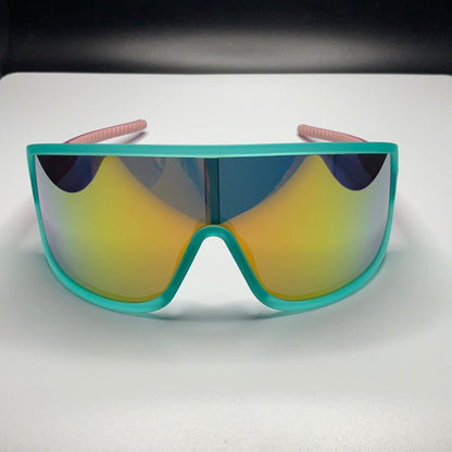 “Save A Bull, Ride A Rodeo Clown” Wrap Gs Polarized Sunglasses - X747X