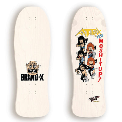 Brand-X Anthrax 1987 Skateboard Deck - X747X