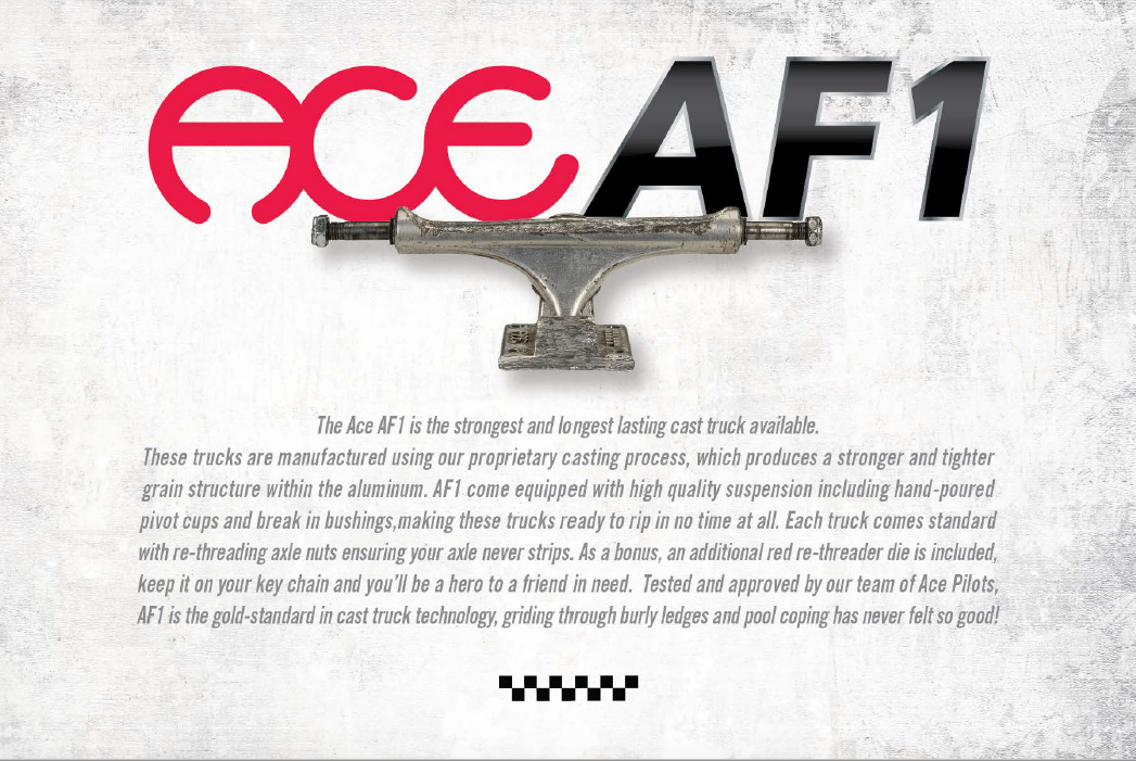 Ace TRUCKS (sold in singles, buy TWO for a SET) - X747X