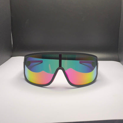 "I Do My Own Stunts” Wrap Gs Polarized Sunglasses - X747X