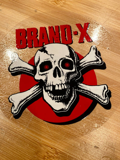 Knucklehead Sticker 4” CLEAR-BACK - X747X