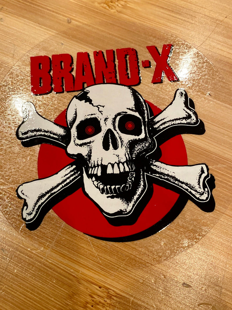 Knucklehead Sticker 4” CLEAR-BACK - X747X