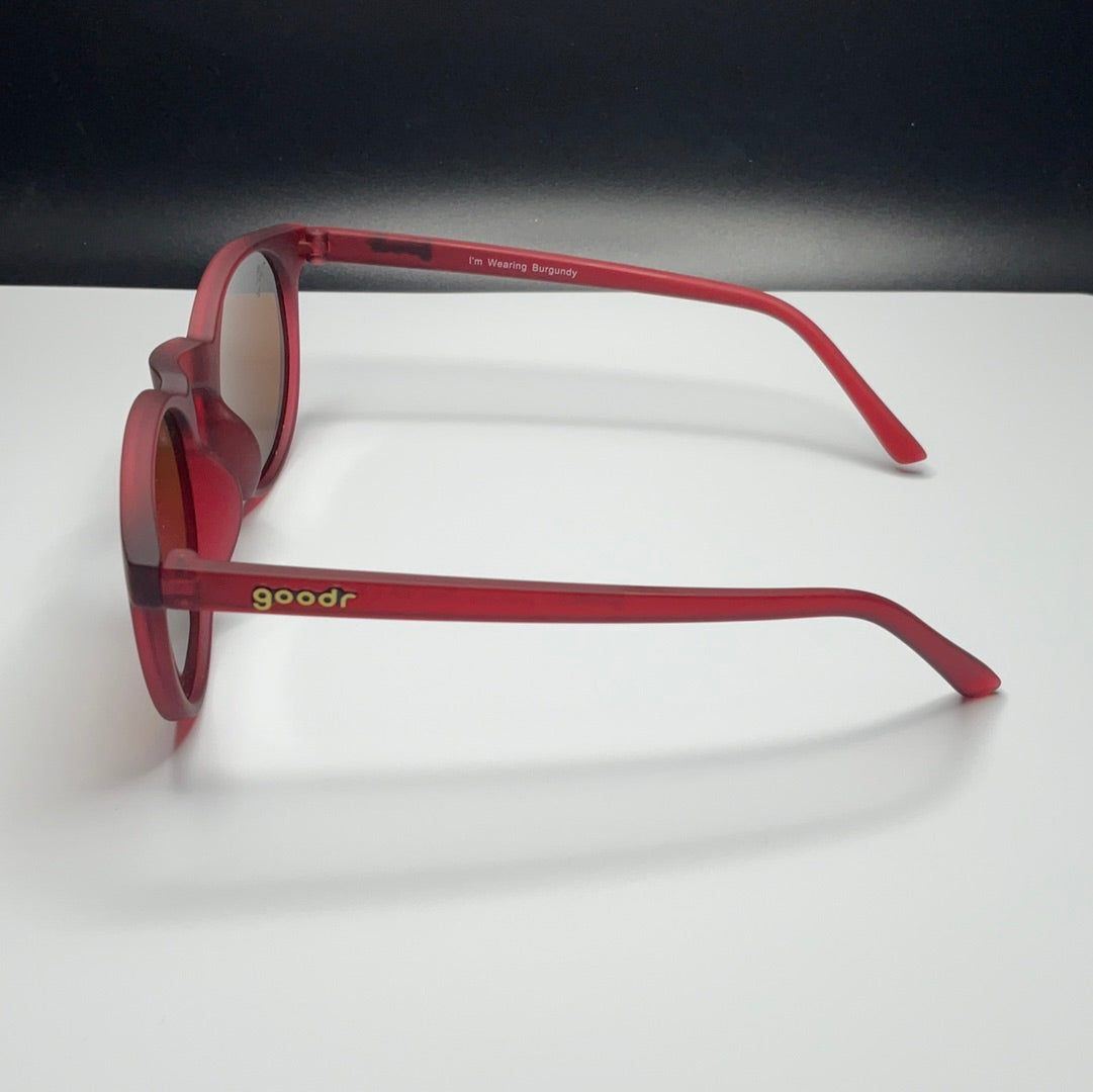 “I’m Wearing Burgundy” Circle G Polarized Sunglasses - X747X