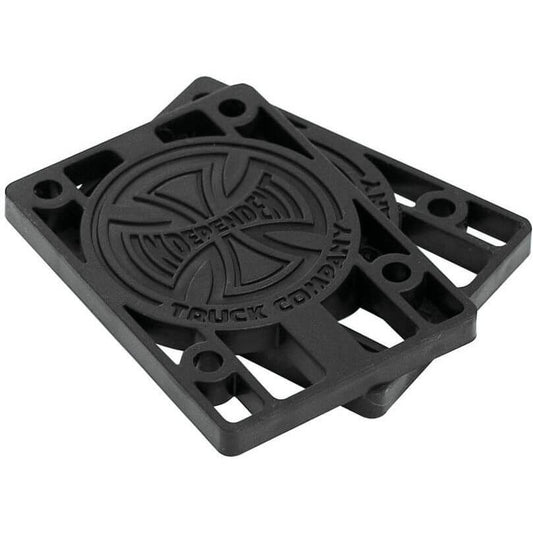 Independent Genuine Parts Riser Pads 1/4″ - Black (Set of 2)