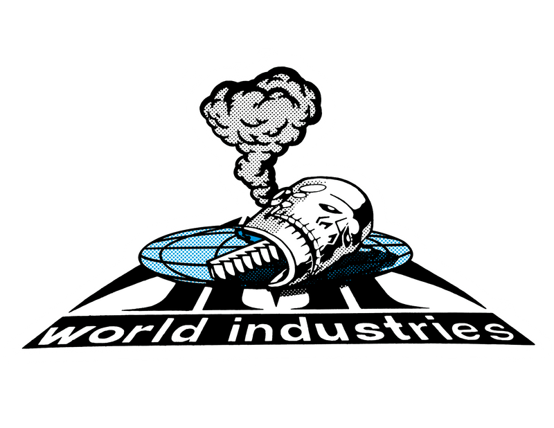 World Industries "Rock'em" Sticker