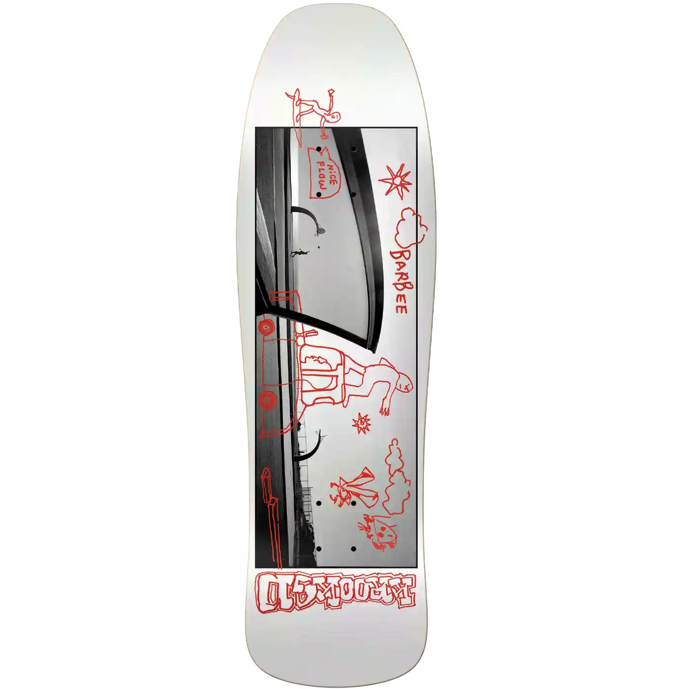 Krooked Barbee Aperture Skateboard Deck - 9.5″