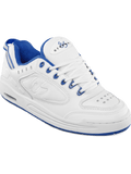 éS The Creager White / Blue Skateboard Shoes - X747X