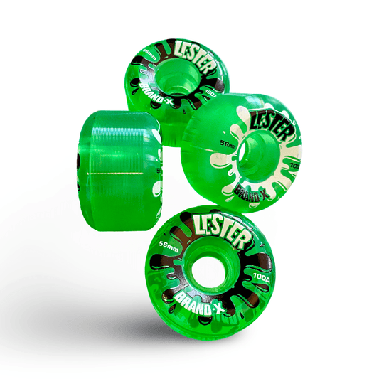 Lester Kasai HARD TRANSLUCENT Wheels 56mm/100a - X747X
