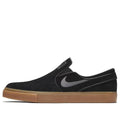 Nike Shoes SB Zoom Stefan Janoski Slip-On - Black/Gum Light Brown-Gunsmoke - X747X