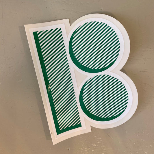 Plan B VINTAGE Sticker 4” - X747X
