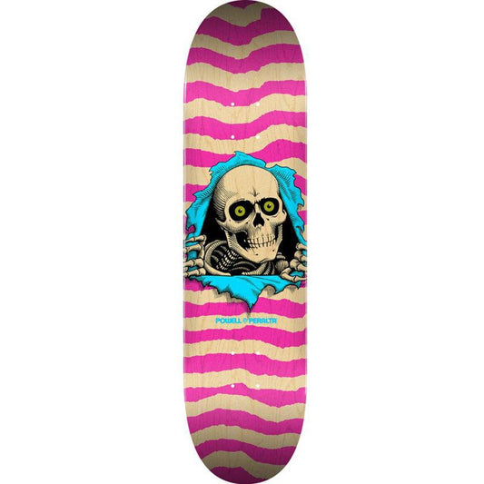 Powell Peralta Ripper Skateboard Deck 249 - 8.5" Natural/Pink