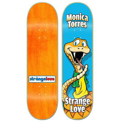 StrangeLove Monica Torres "Snake" 8.125" Skateboard Deck by Sean Cliver - X747X