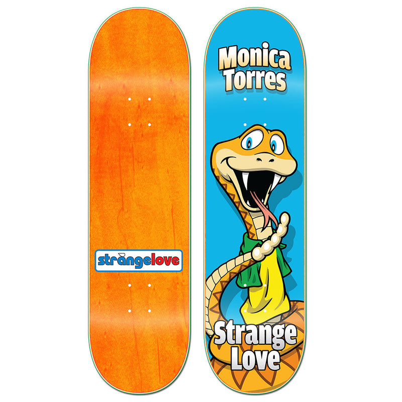 StrangeLove Monica Torres "Snake" 8.125" Skateboard Deck by Sean Cliver - X747X