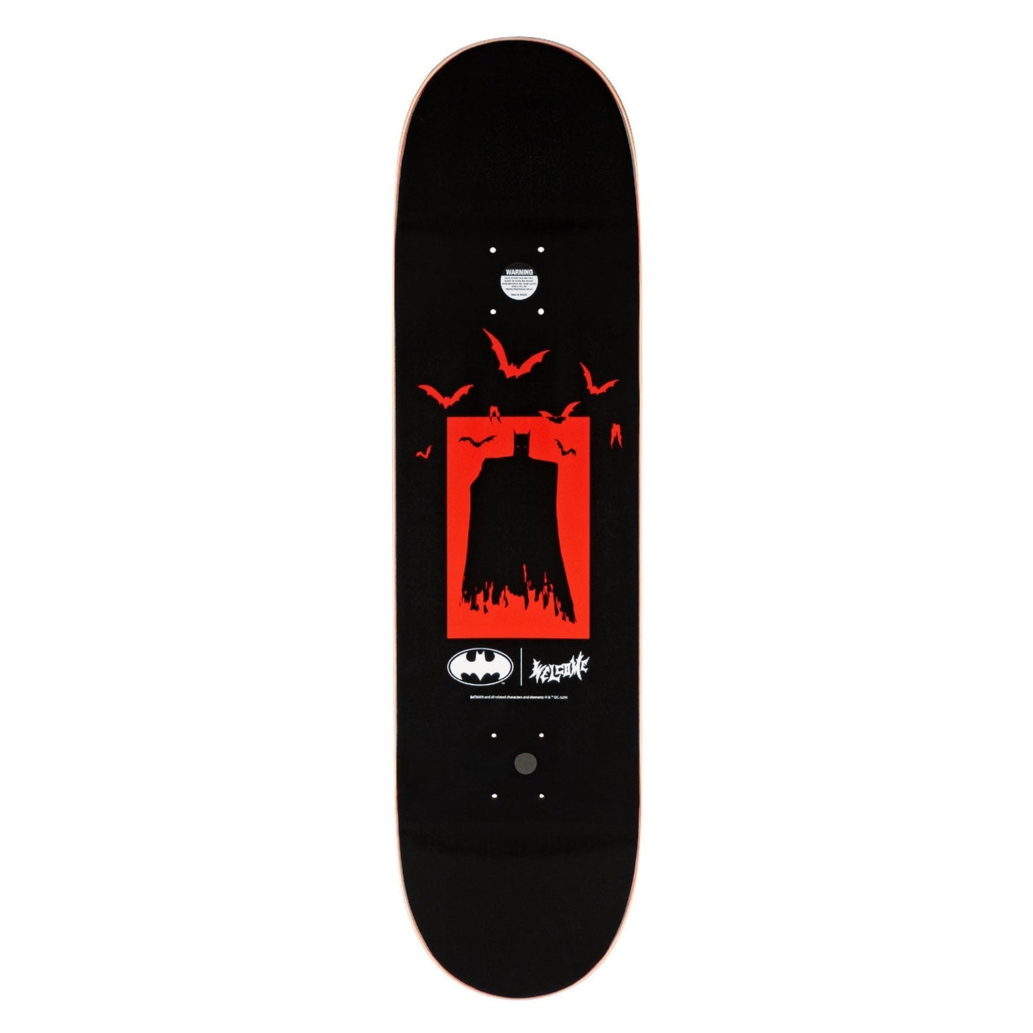 WELCOME X BATMAN HEART OF HUSH 8.5" SKATEBOARD DECK