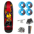 Powell Peralta Mike Fraizer Yellow Man 9.5" Green Stain Complete Skateboard - X747X