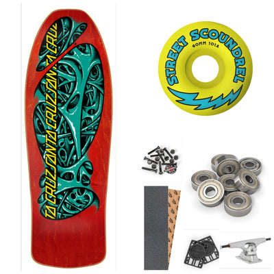 SANTA CRUZ OOPS MUCUS 9.3" COMPLETE SKATEBOARD - X747X