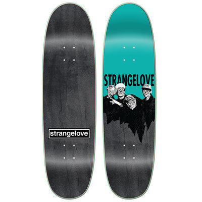 StrangeLove "Consume II" Turquoise 8.5" Skateboard Deck - X747X