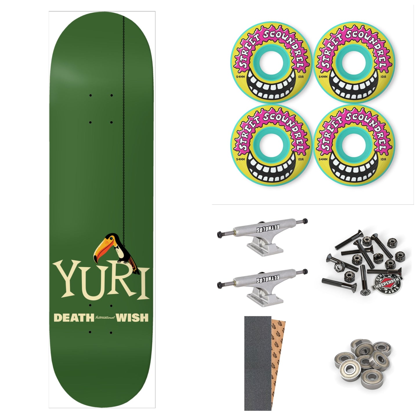 Deathwish Facchini Tropipop 8.25" Complete Skateboard