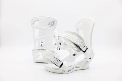 Santa Cruz Sender Snowboard Bindings White 2022-23 (1 pair) - X747X