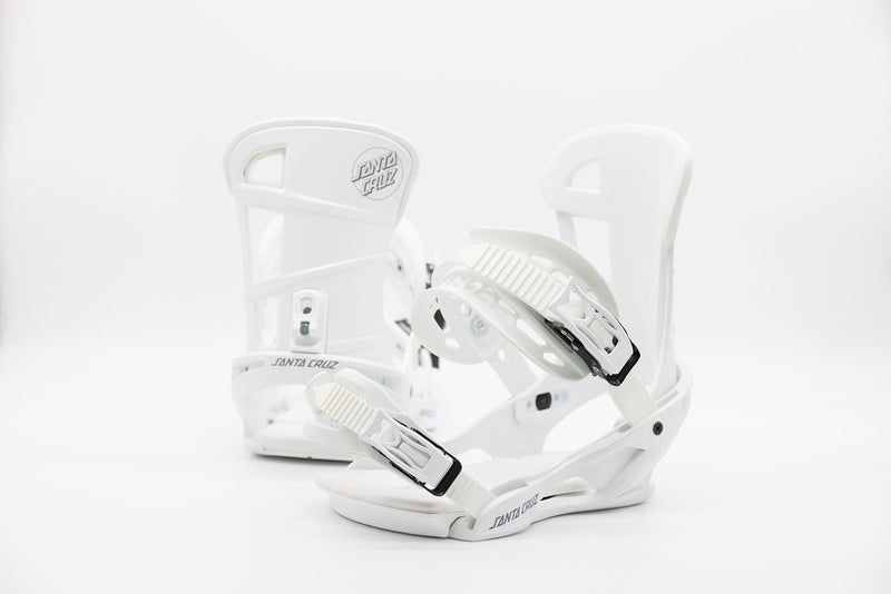 Santa Cruz Sender Snowboard Bindings White 2022-23 (1 pair) - X747X