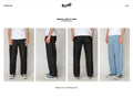 Welcome Immortal Washed Black Denim Pants - X747X