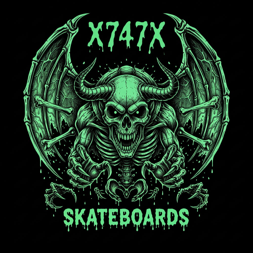 X747X Skateboards Powell Peralta Style Graphic