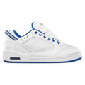 éS The Creager White / Blue Skateboard Shoes - X747X