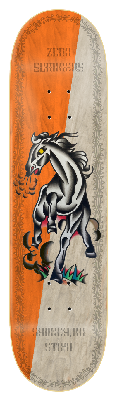 Zero Summers "Stipo" 8.375" Skateboard Deck - X747X