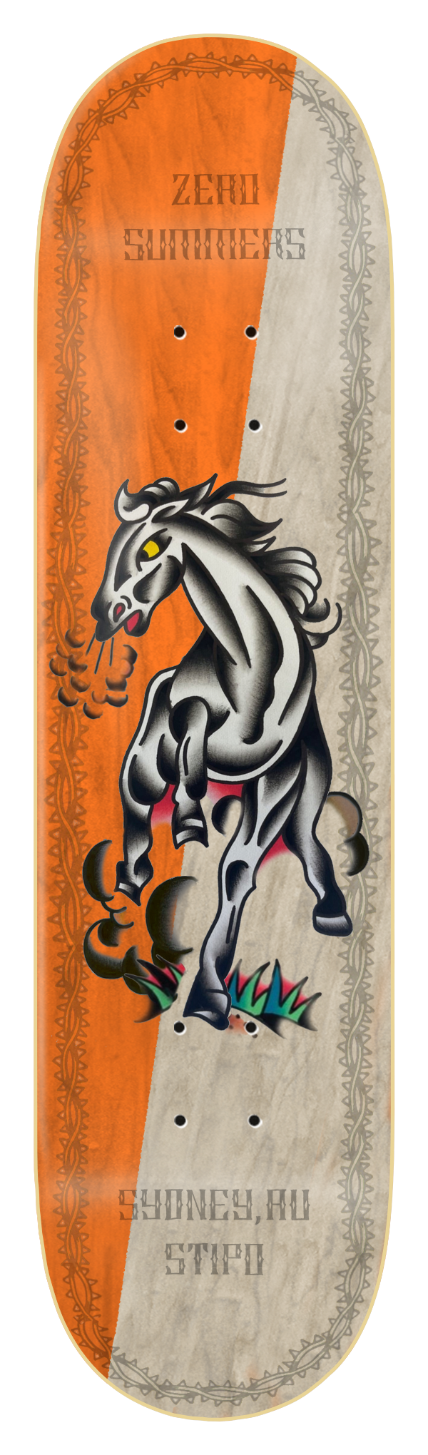 Zero Summers "Stipo" 8.375" Skateboard Deck - X747X